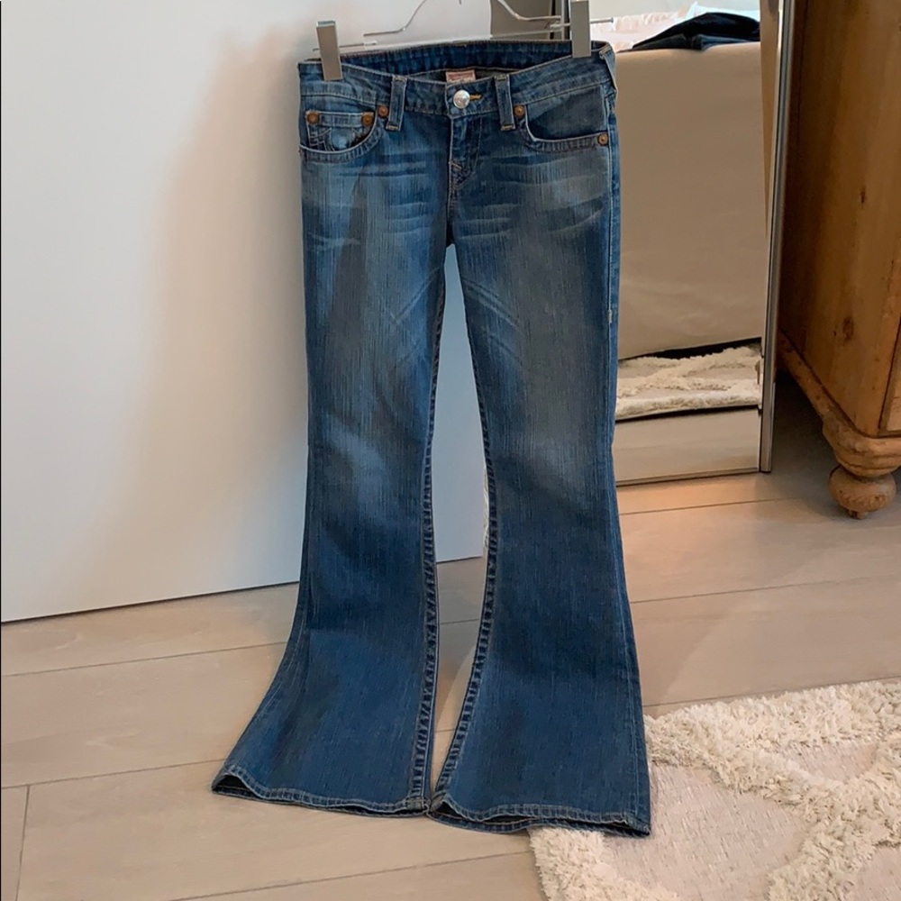 True religion flared leg jeans ***size 14 juniors